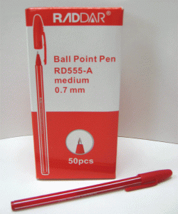 Hem. olovka jednokratna crvena